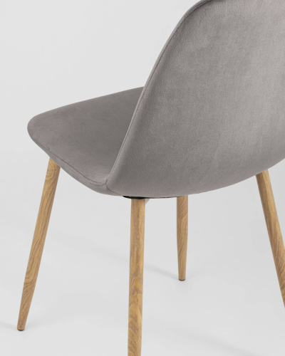 Стул Валенсия велюр серый. Фото №8
