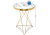 Стол Milena white / gold фото Стол Milena white / gold. Фото №2