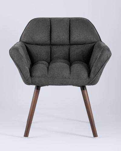 Кресло Брайан темно-серое. Фото №5