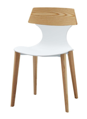 Стул DC-S083 белый/бук. Фото