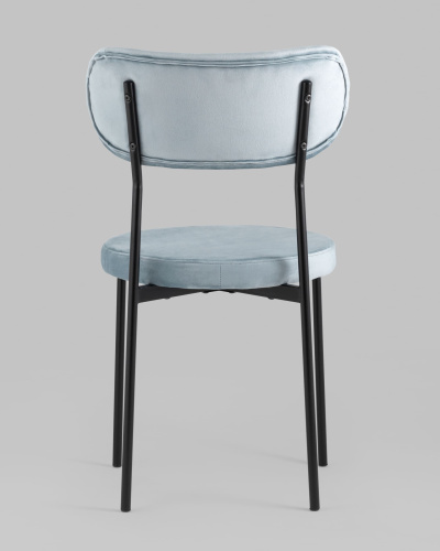 Стул Барбара велюр серо-голубой. Фото №6