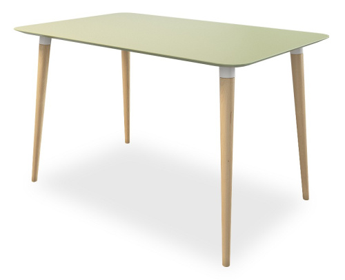 Сканди 1 Стол (обеденный) фисташка/светлый лак. Фото №1