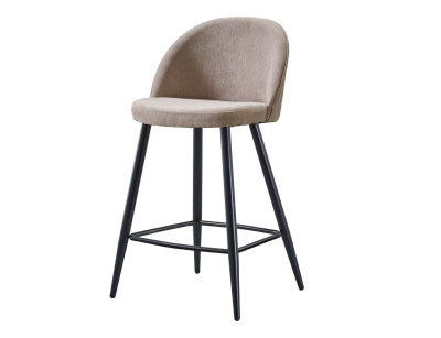 Стул полубарный ESF 373B-2 бежевый/черный. Фото №3