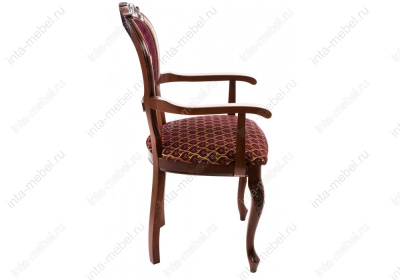 Стул деревянный Кресло Adriano 2 вишня / патина. Фото №5