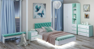 Стеллаж комбинированный Тифани,белый. Фото №5