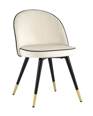 Стул Gabi LUX велюр бежевый. Фото