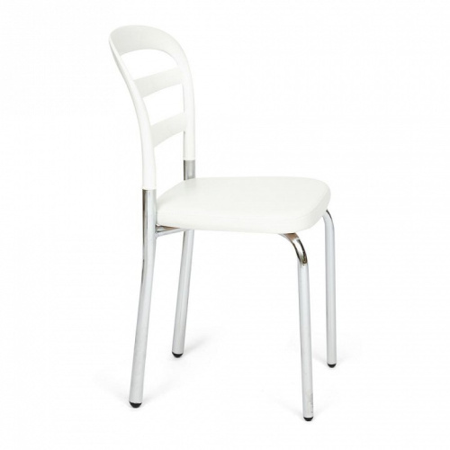 Стул Izmir (Mod.10) металл,,пластик,экокожа , 38*40*90, белый (поставляется только по 4 шт). Фото №2