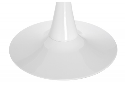 Стол стеклянный Tulip 90 белый. Фото №2