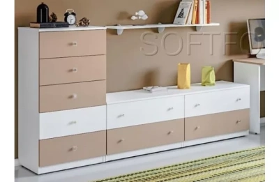 Комод узкий пять ящиков Силуэт. Фото №3