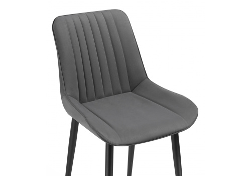Стул Седа темно-серый / черный. Фото №5