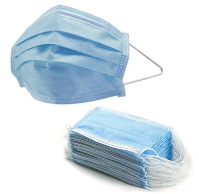 Маска медицинская одноразовая, трехслойная, 100 штук. Фото №3