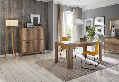 Обеденный стол DUPEN DT-19 Натурал KANSAS. Фото