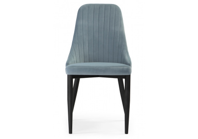 Стул Kora light blue / black. Фото