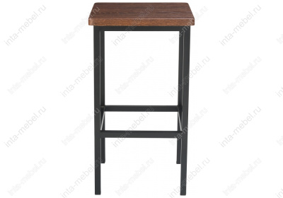 Барный стул Лофт филадельфия коньяк / черный матовый. Фото