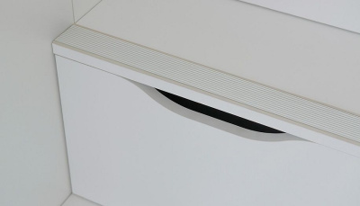 Накладка для кровати Polini Kids City, белый фото Накладка для кровати Polini Kids City, белый. Фото №3