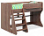 Кровать-чердак Р436 Капризун 2, древесина коричневая светлая дуб