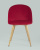Стул Лион велюр красный фото Стул Лион велюр красный. Фото №5