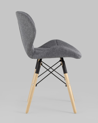 Стул Бон рогожка темно-серый. Фото