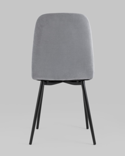 Стул Easy велюр серый. Фото №6