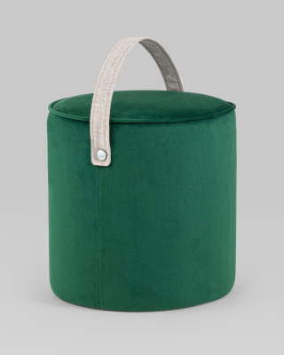 Пуф Джерри велюр изумрудный фото Пуф Джерри велюр изумрудный. Фото №3