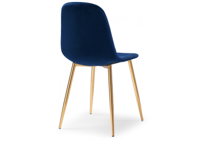 Стул Dabl dark blue / gold фото Стул Dabl dark blue / gold. Фото №4