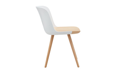 Стул DC-S097A белый/бук. Фото