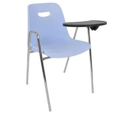 Стул Venezia-4 высокие ножки с подлокотниками + столик TLT каркас хром фото Стул Venezia-4 высокие ножки с подлокотниками + столик TLT каркас хром. Фото №2