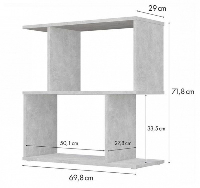 Стеллаж Polini Home Smart, серый фото Стеллаж Polini Home Smart, серый. Фото №5