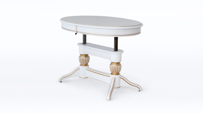 Стол Лира 11 (трансформер) с патиной (резная нога) фото Стол Лира 11 (трансформер) с патиной (резная нога). Фото №5