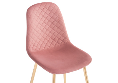 Стул Dabl pink / gold фото Стул Dabl pink / gold. Фото №5