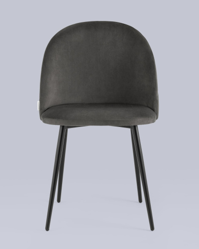 Стул Фолио велюр тёмно-серый. Фото №5