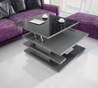 Журнальный стол NORA 2052 Plomo/Negro. Фото №2