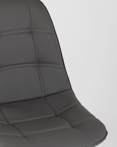 Стул Тейлор экокожа тёмно-серый. Фото №9