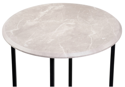 Журнальный стол, Грейс мрамор серый / черный фото Журнальный стол, Грейс мрамор серый / черный. Фото №3