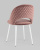 Стул Меган велюр с ромбами пыльно-розовый белые ножки фото Стул Меган велюр с ромбами пыльно-розовый белые ножки. Фото №7