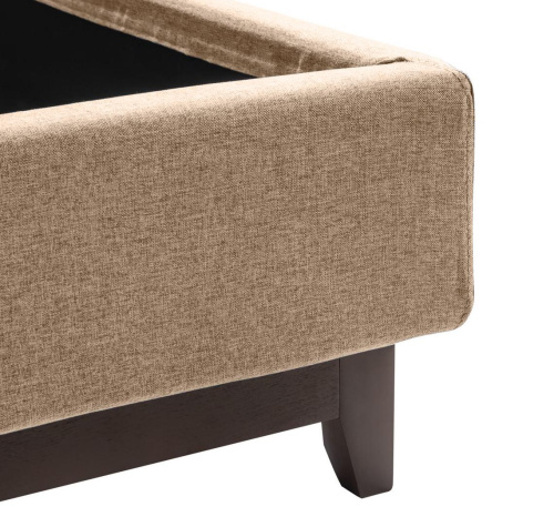 Кровать с ортопедическим основанием и ящиком Сканди Лайт 1.4 Бежевый. Фото №7