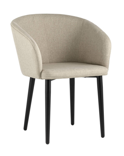 Кресло Ральф рогожка бежевый. Фото №1