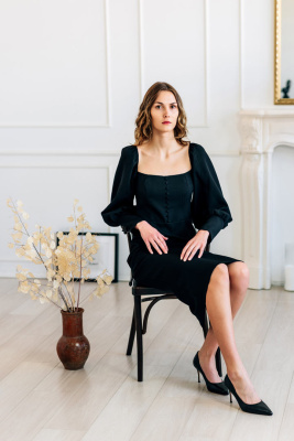 Полукресло Венера с мягкой подушкой (темный орех). Фото №3