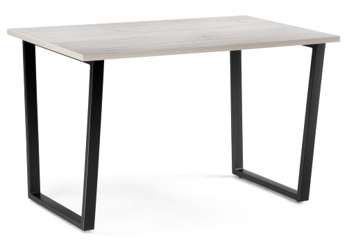 Стол деревянный Лота Лофт 140 25 мм юта / черный матовый. Фото №2