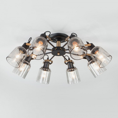 Потолочная люстра Eurosvet Astor 70111/8 черный фото Потолочная люстра Eurosvet Astor 70111/8 черный. Фото №2