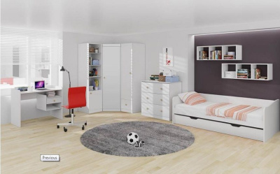 Стол письменный Polini Kids Fun, белый. Фото