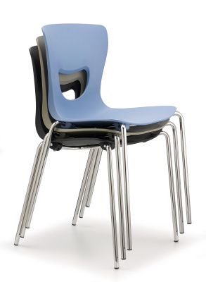 Стул PLUTO-4 черный каркас фото Стул PLUTO-4 черный каркас. Фото №3