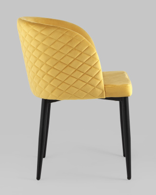 Стул Оскар велюр оранжевый. Фото