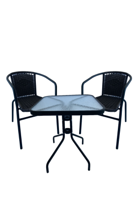 Комплект садовый "Бистро" BISTRO с квадратным столом. Фото №3