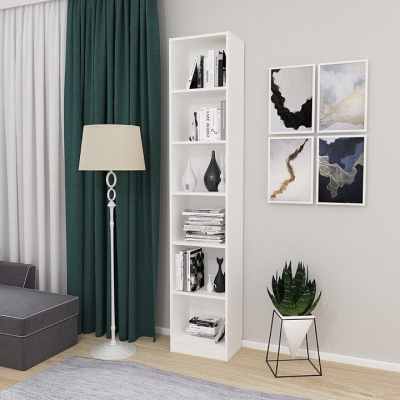 Стеллаж-колонка Polini Home Smart, белый фото Стеллаж-колонка Polini Home Smart, белый. Фото №5