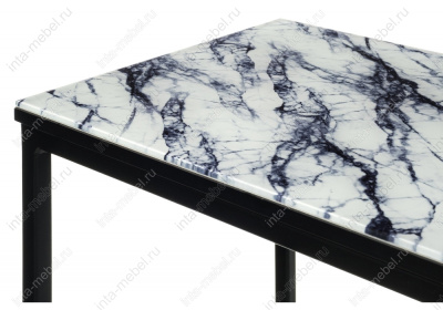 Журнальный стол Геркулес белый мрамор. Фото