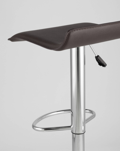 Стул барный Хай-Тек коричневый. Фото №8